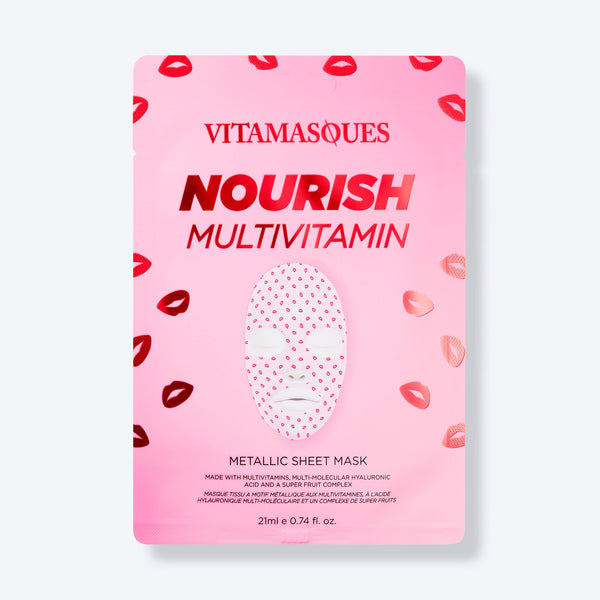 Nourish Multivitamin Metallic Face Sheet Mask